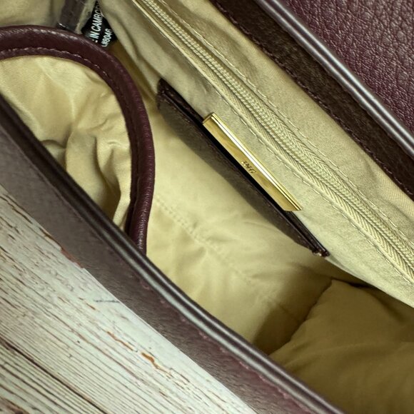 I.N.C. INTERNATIONAL CONCEPTS Sibbell Crossbody Bag – Red Plum - Picture 7 of 8